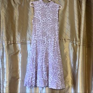 Girls Art Class leopard print dress